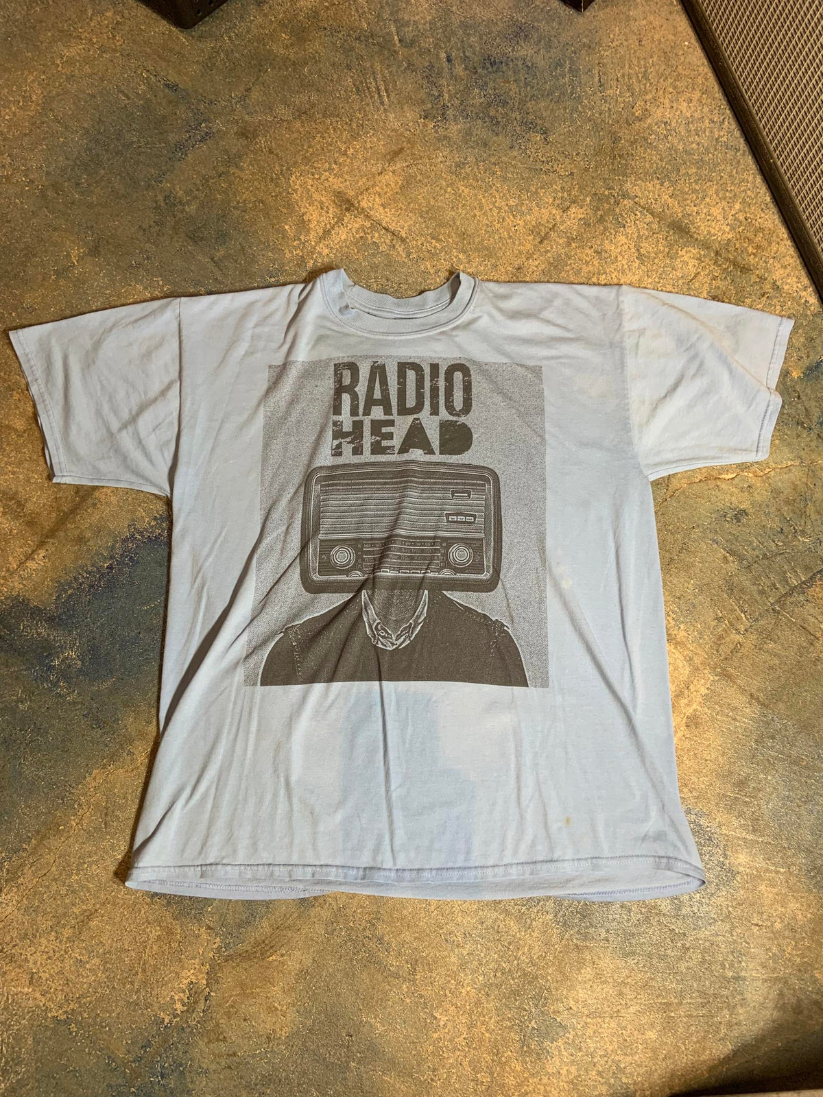 Radiohead PreOwned XL Blue Shirt
