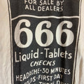 666 youth large beige graphic preowned T-shirt
