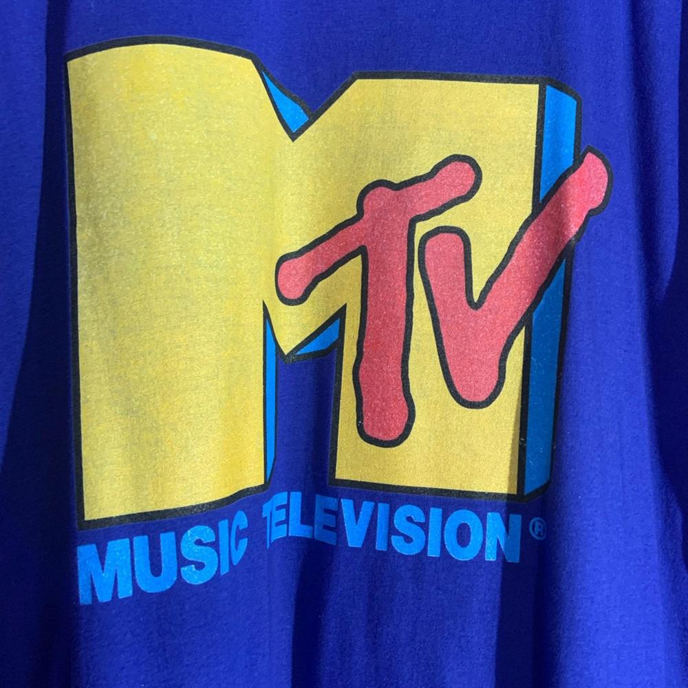 MTV 2XLarge blue graphic vintage T-shirt