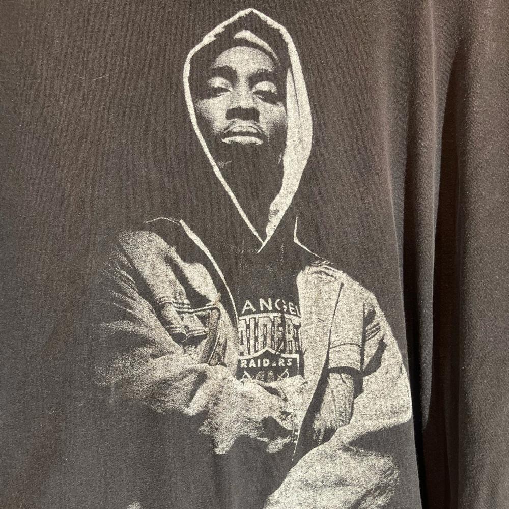Tupac 2xlarge black graphic vintage preowned tshirt