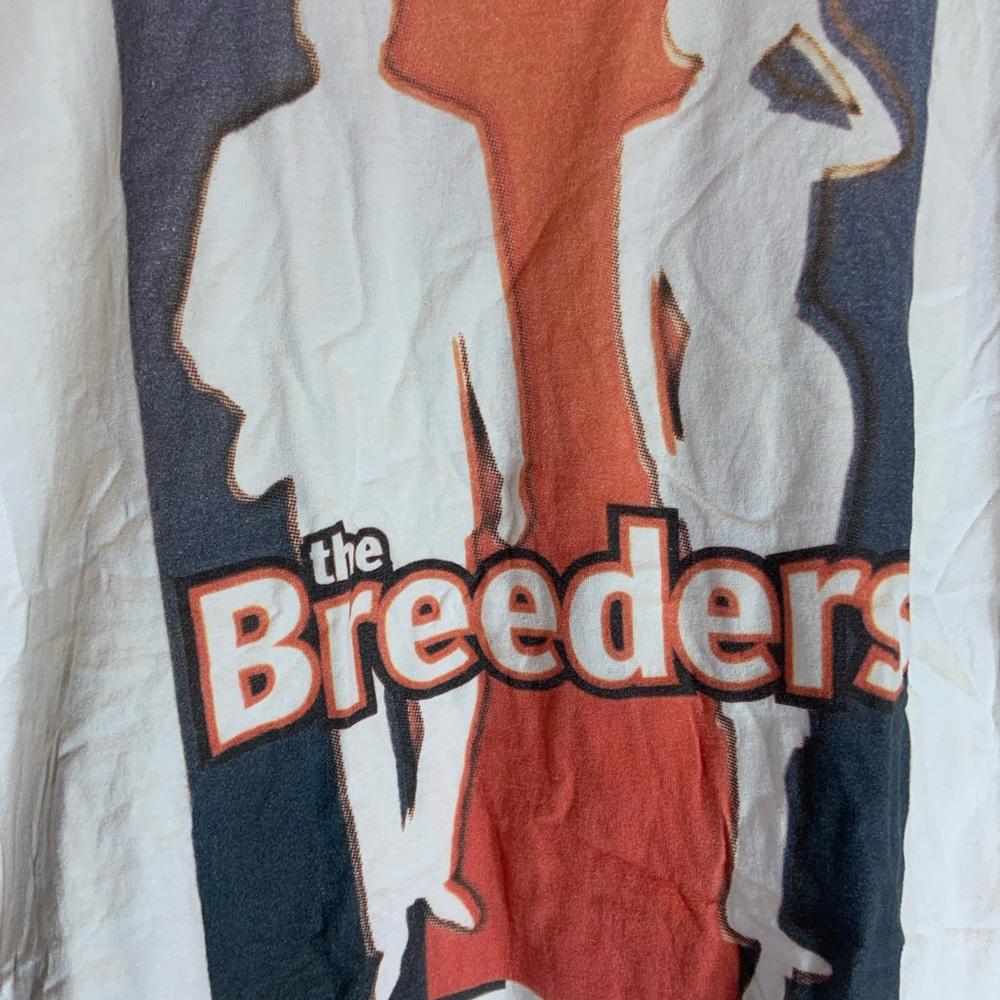 The breeders ladies 2XLarge white graphic preowned T-shirt