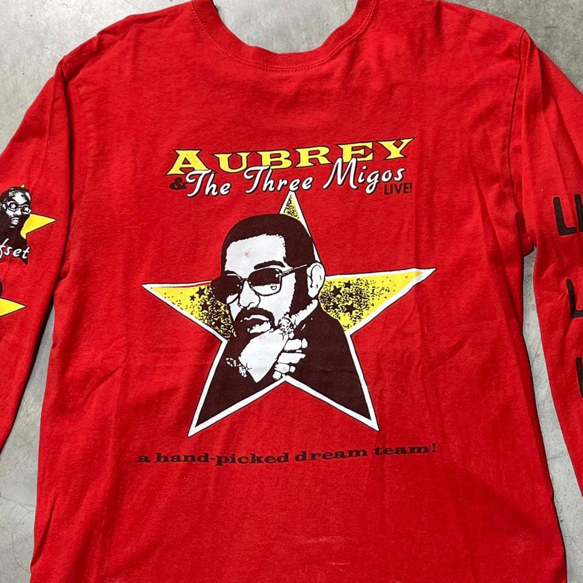 Drake & The Three Amigos Preowned Medium Long Sleeve T-shirt