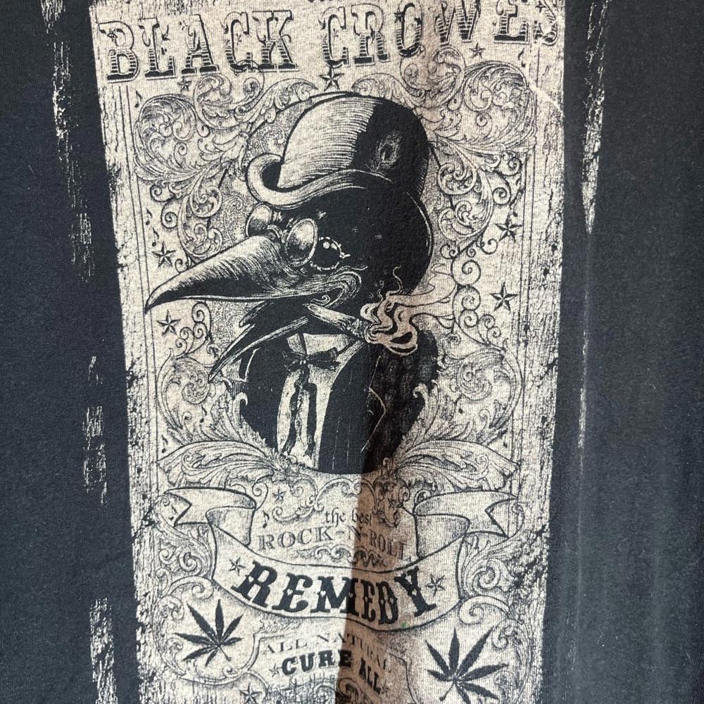 Black crowes 3xlarge black graphic vintage preowned tshirt