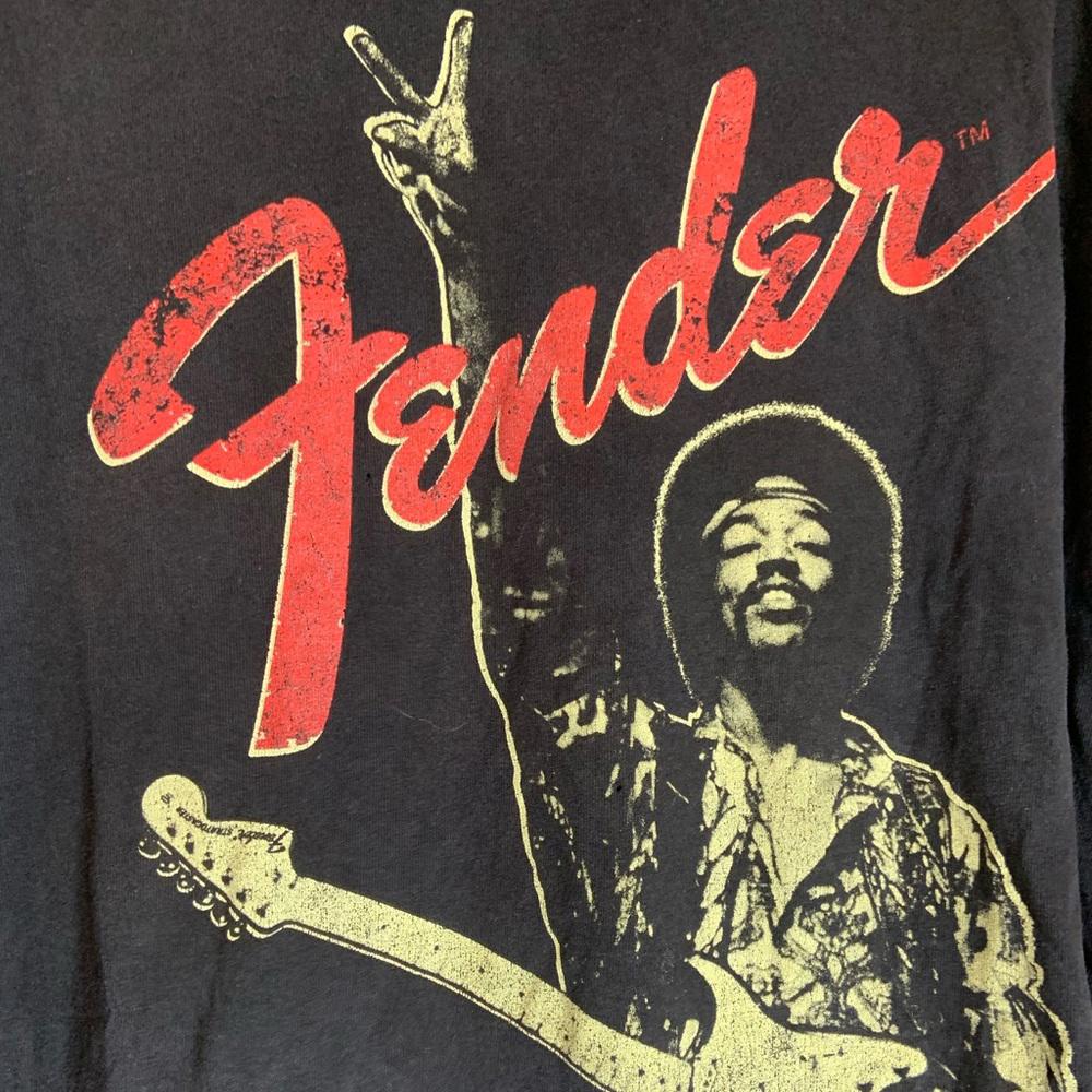 Fender Jimi Hendrix 2XLarge black graphic preowned T-shirt