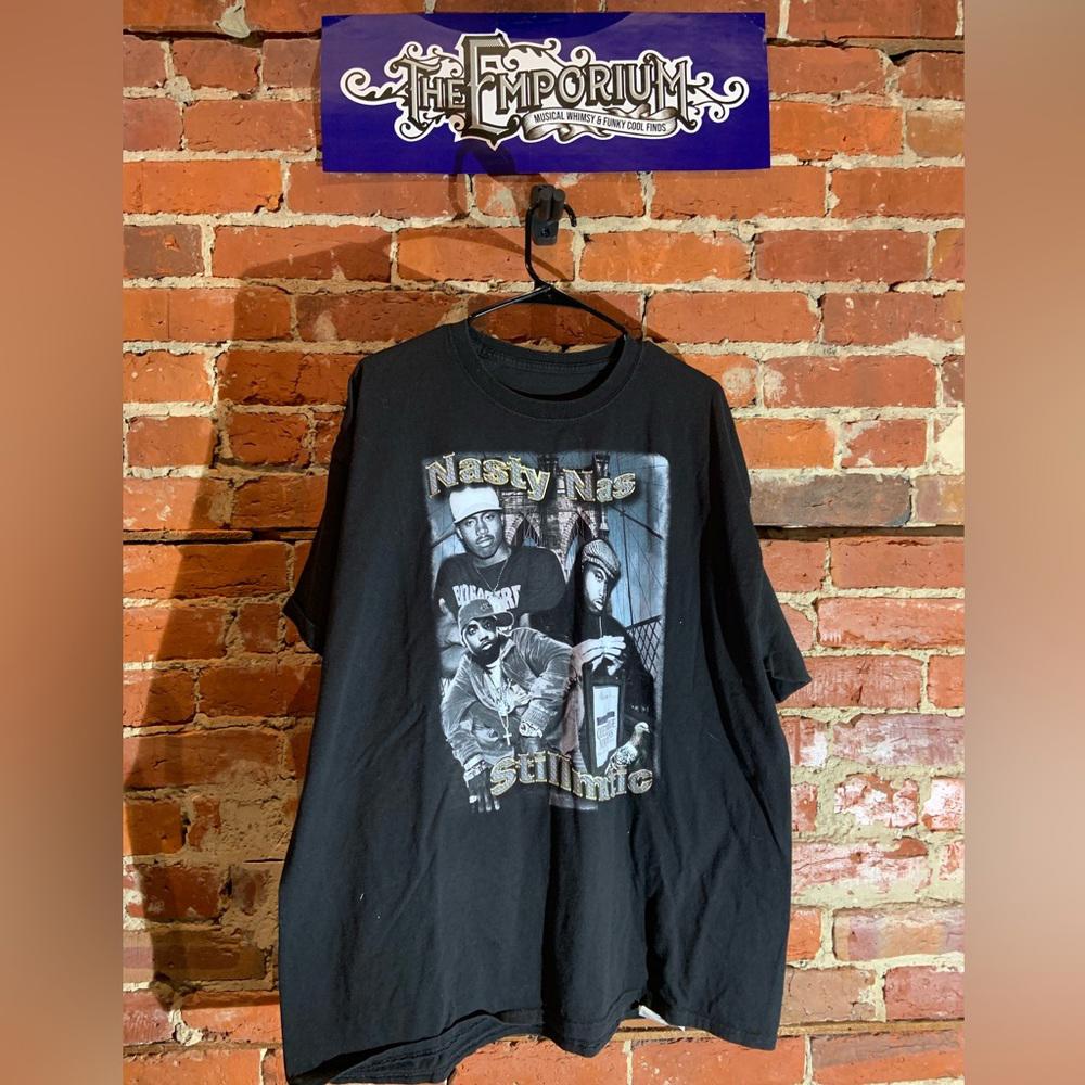 Nas 2XLarge black graphic vintage T-shirt