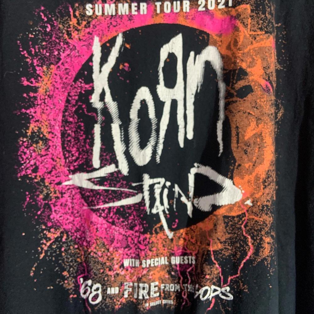 Korn & staind Xlarge sleeveless black graphic vintage T-shirt