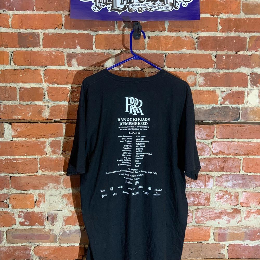 Randy Rhoads 2XLarge black graphic vintage T-shirt