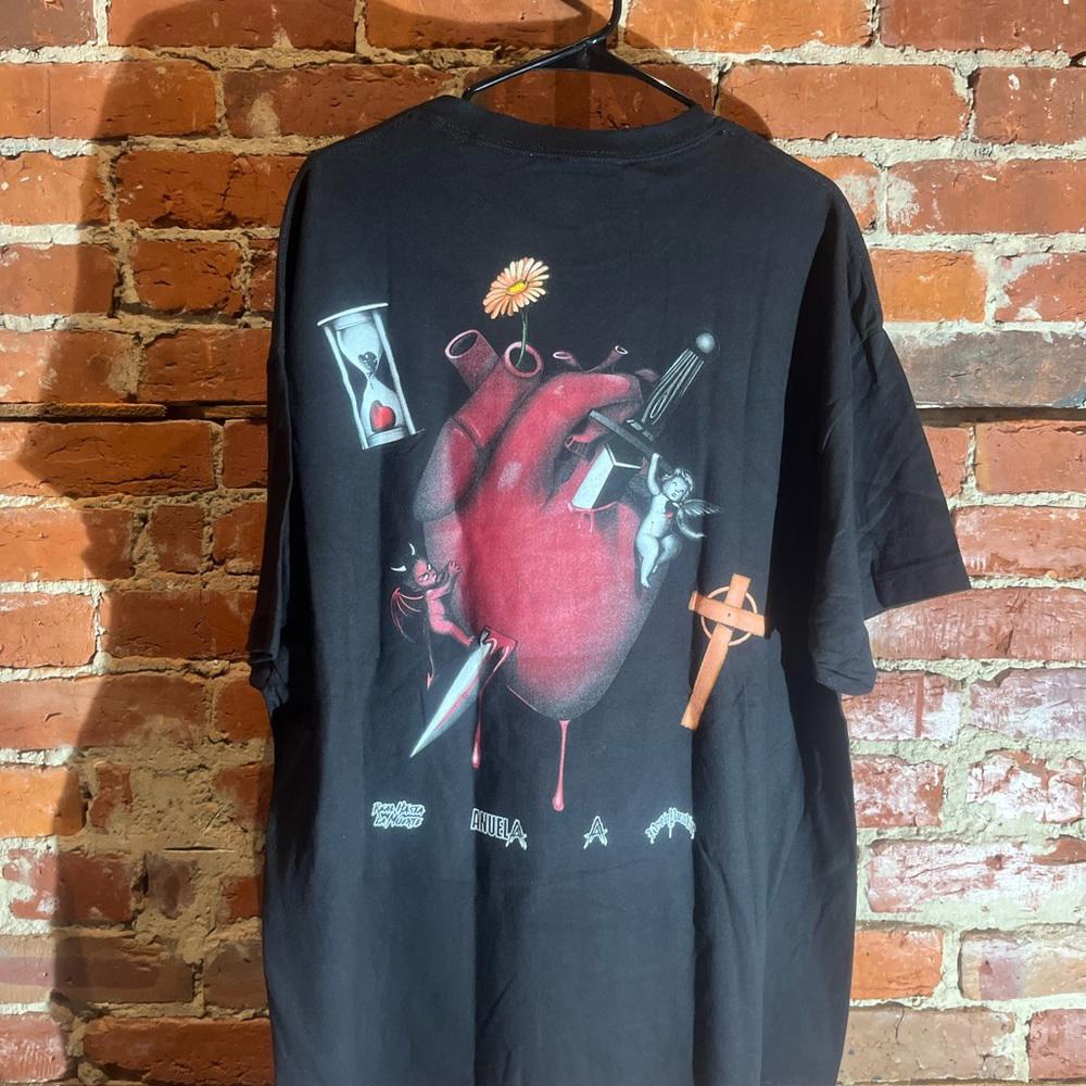 Real hasta la muerte 2xlarge black graphic vintage preowned tshirt