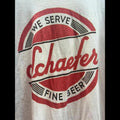 Schaefer 2xlarge tall white graphic preowned tshirt