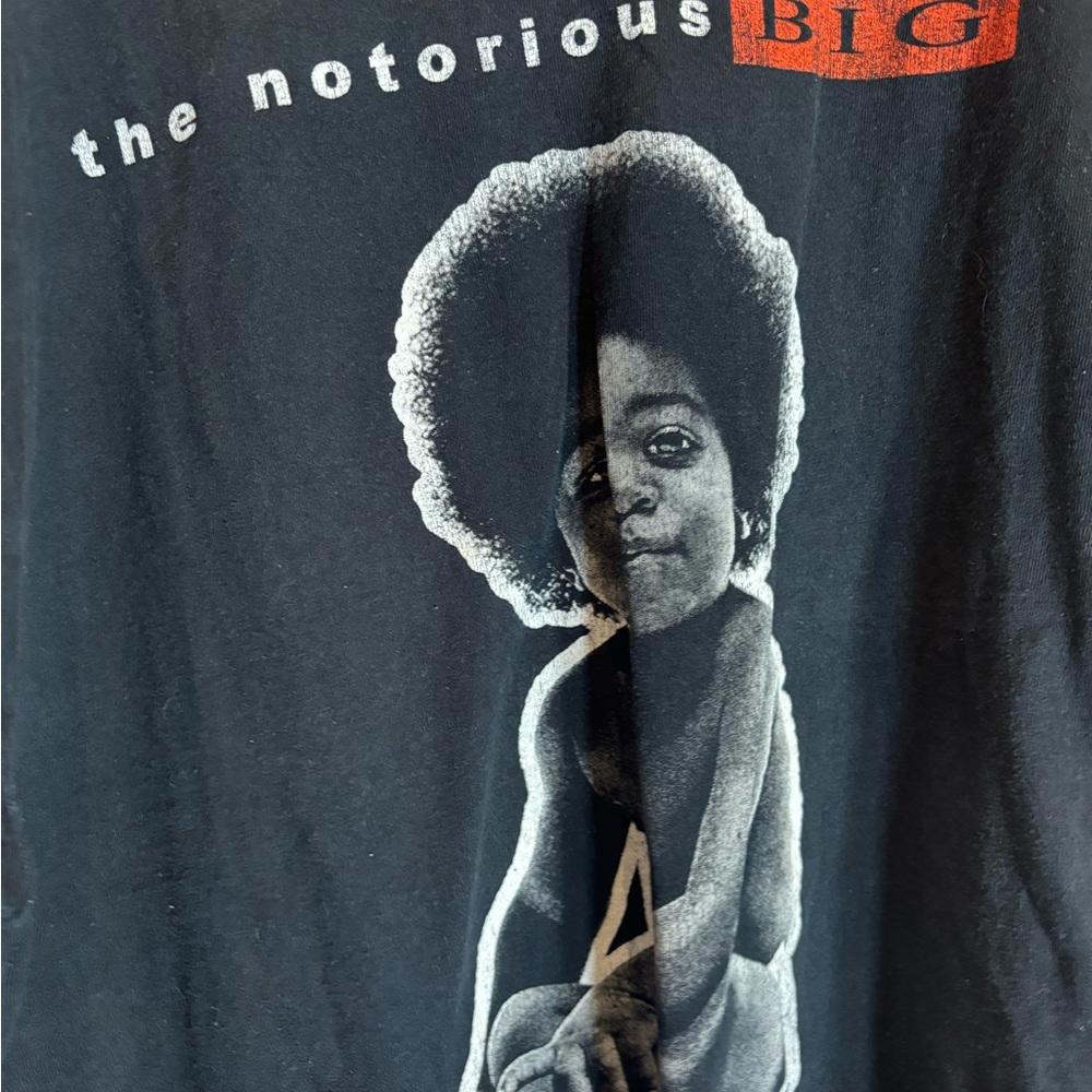 Biggie smalls 2xlarge black graphic vintage preowned tshirt
