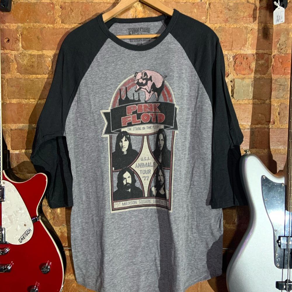 Pink Floyd grey baseball length Xlarge gray graphic vintage T-shirt