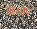 ACDC Preowned Medium Cheetah Print Band T-shirt