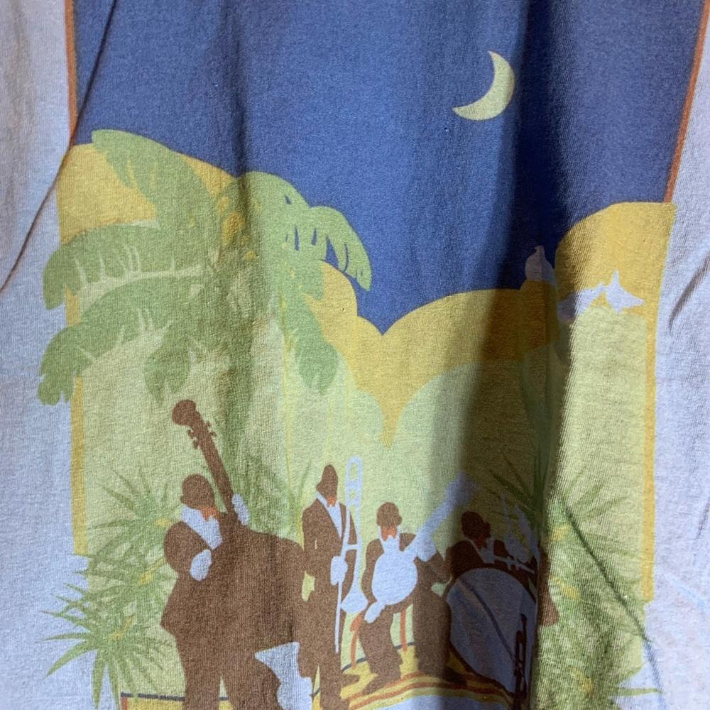 1977 jazz festival medium blue graphic preowned T-shirt
