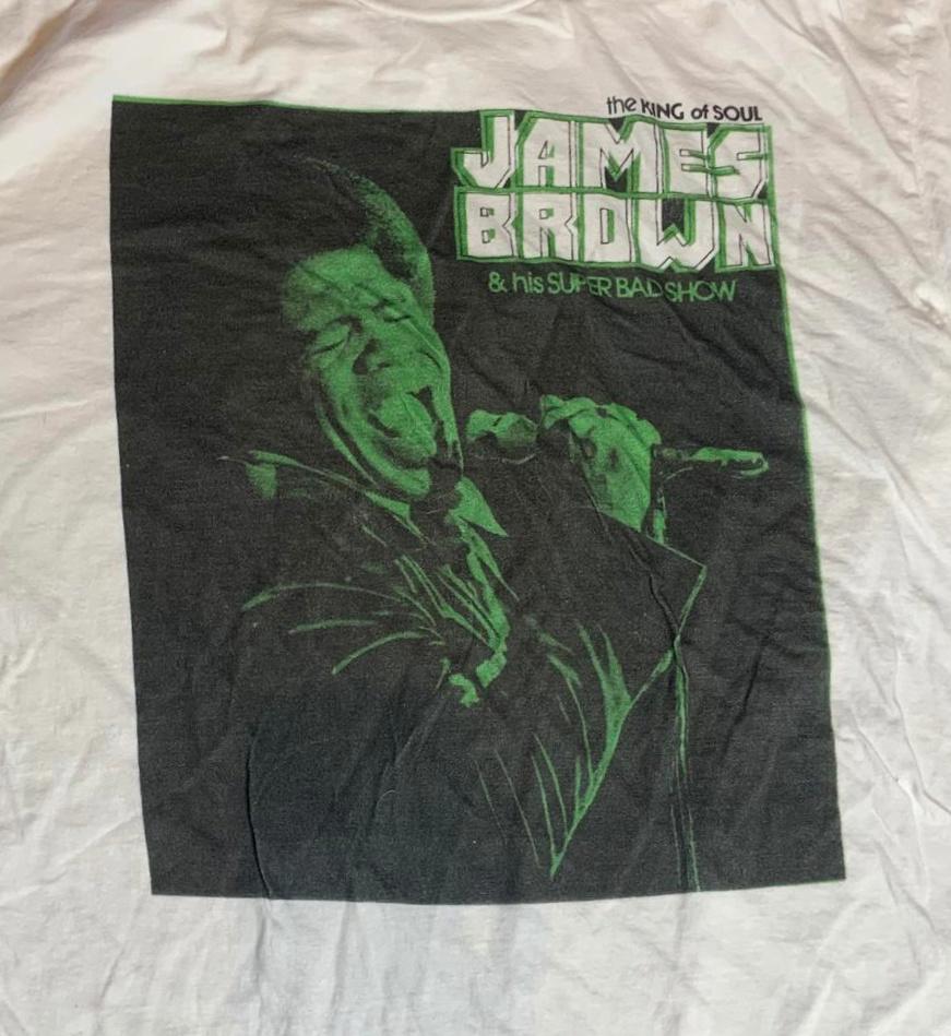 James Brown PreOwned XL White Shirt
