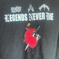 Real hasta la muerte xlarge black graphic vintage preowned tshirt
