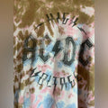 ACDC large tiedye graphic vintage preowned T-shirt