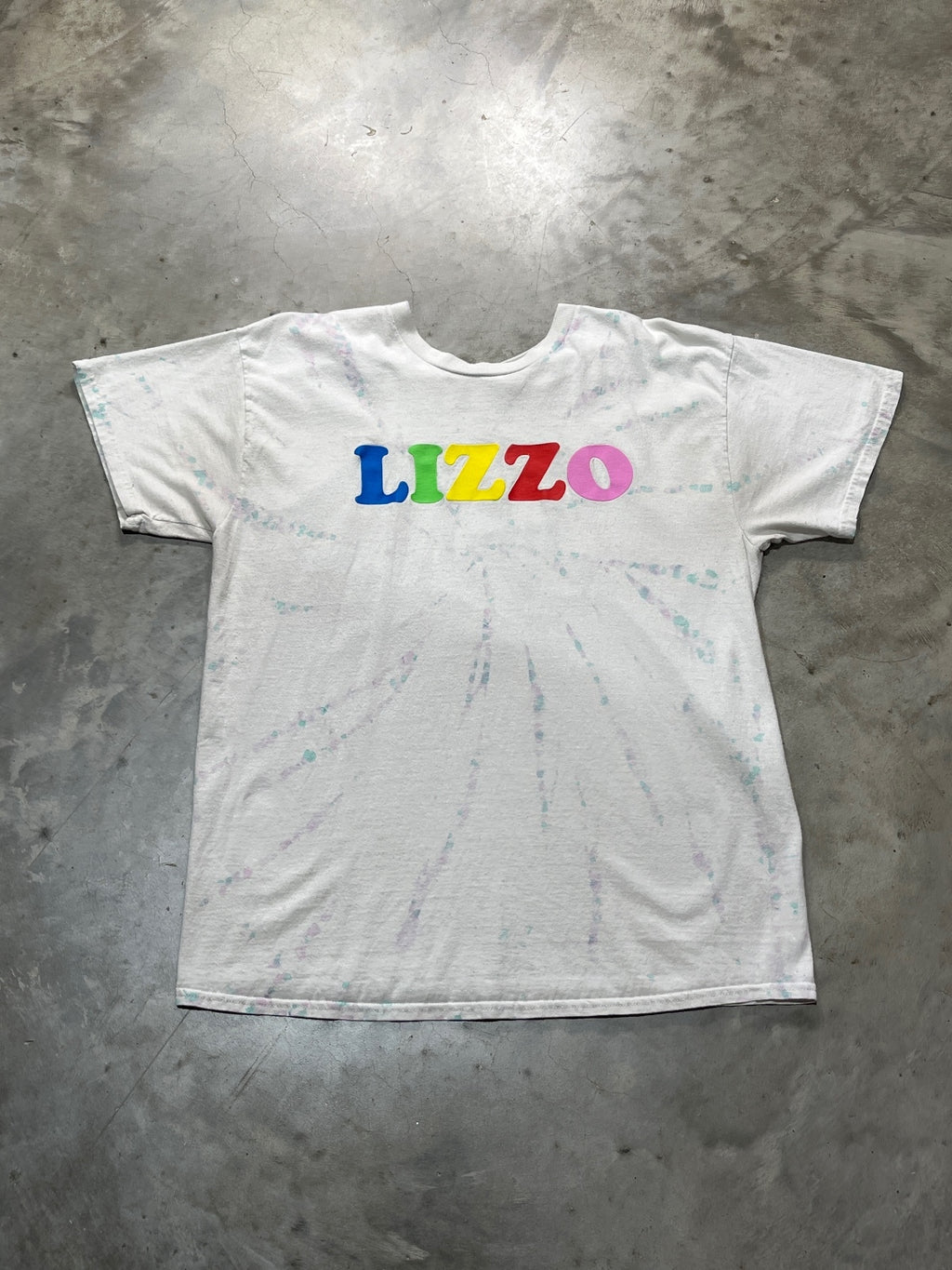 Lizzo Preowned Large Tie Dye T-shirt