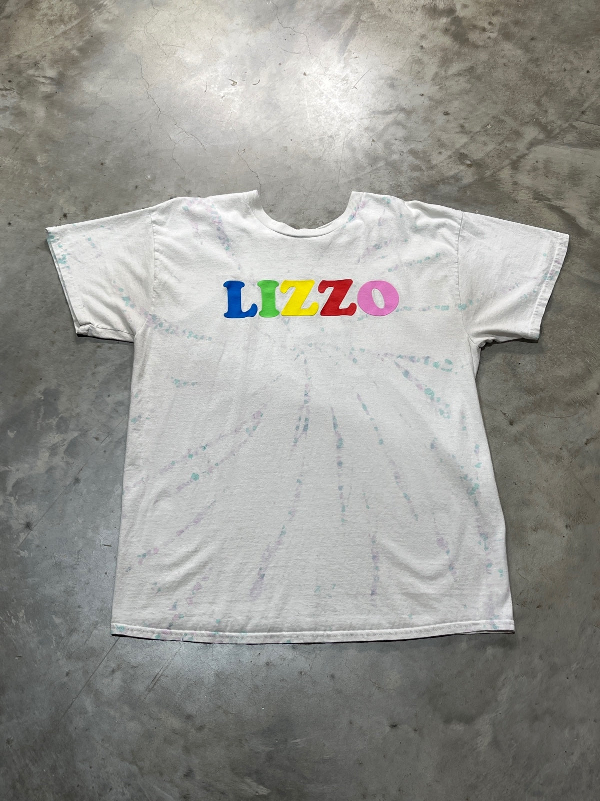 Lizzo Preowned Large Tie Dye T-shirt