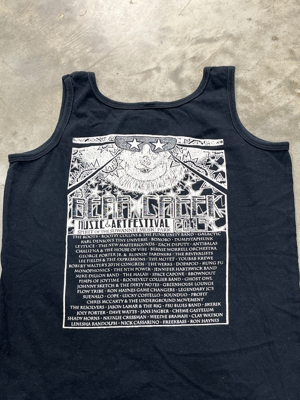 Bear Creek Music & Art Festival 2013 Preowned Small Tank Top T-shirt