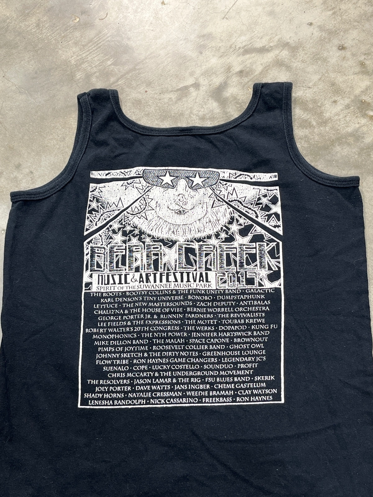 Bear Creek Music & Art Festival 2013 Preowned Small Tank Top T-shirt