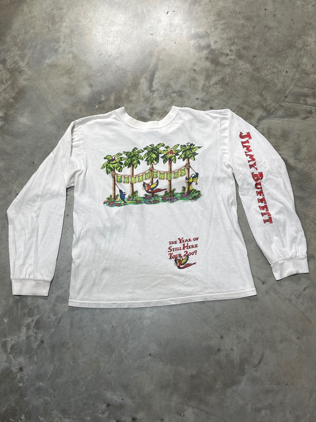 Jimmy Buffett Preowned Small Long Sleeve T-shirt