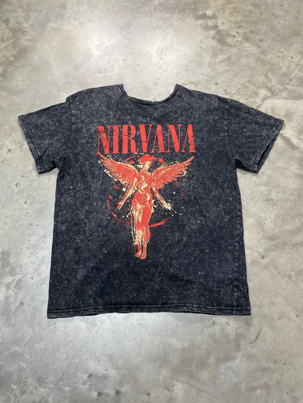 Nirvana Preowned Large Tie Dye T-shirt