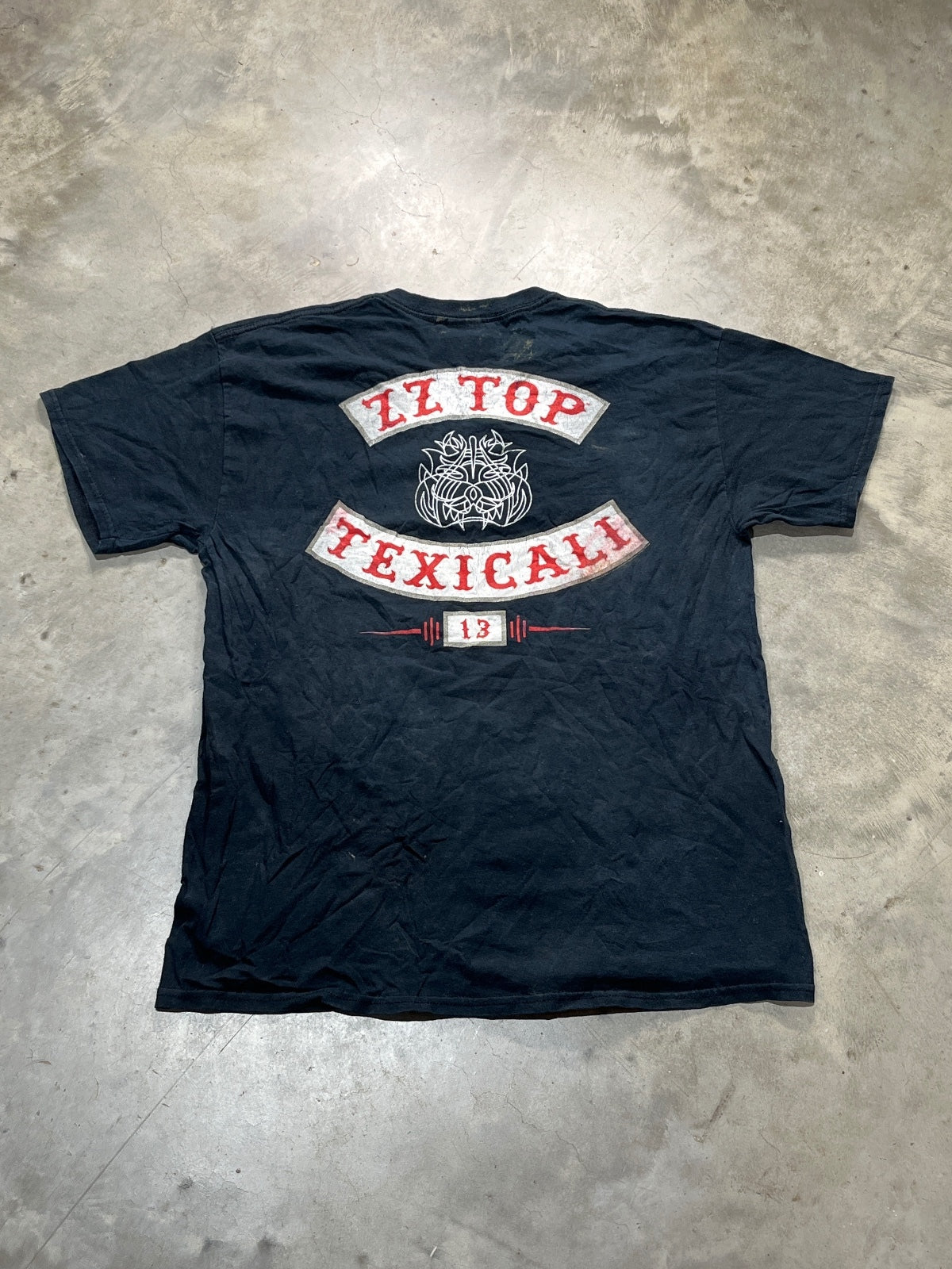 ZZ Top Preowned Large T-shirt