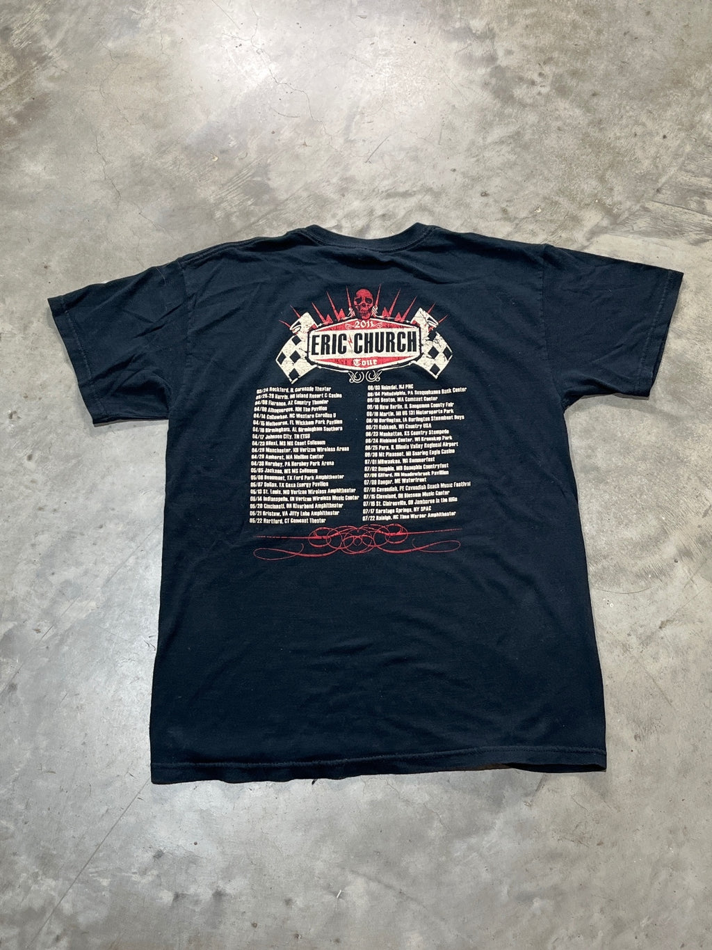 Eric Church Preowned Medium T-shirt