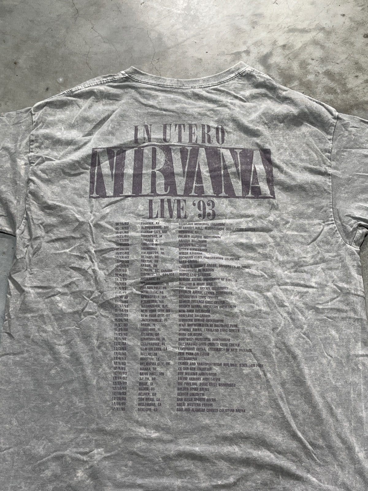 Nirvana Preowned Large Tie Dye T-shirt