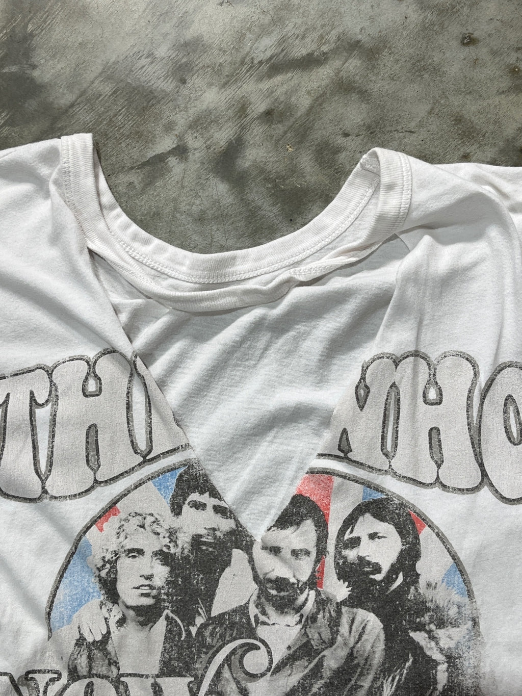The Who Preowned Large V-Neck T-shirt