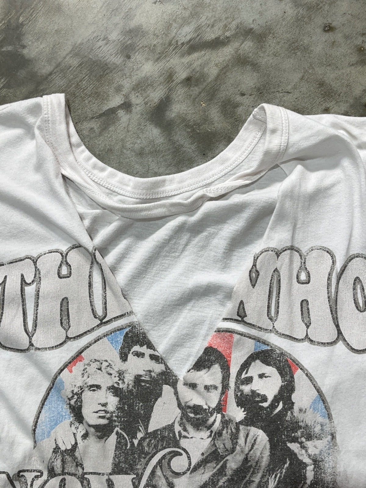 The Who Preowned Large V-Neck T-shirt