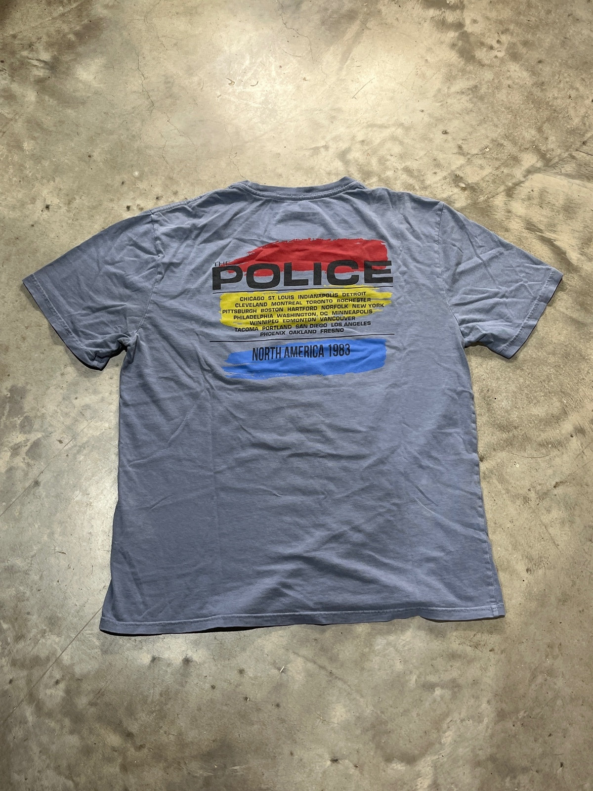 The Police Preowned Large T-shirt