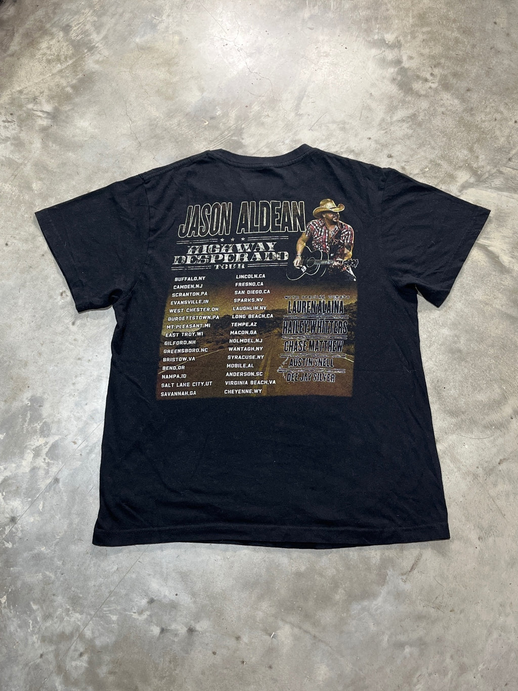 Jason Aldean Preowned Large T-shirt