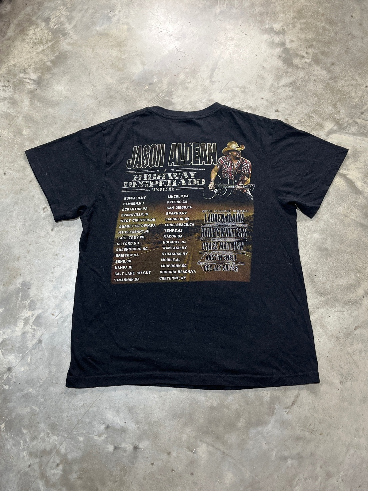Jason Aldean Preowned Large T-shirt