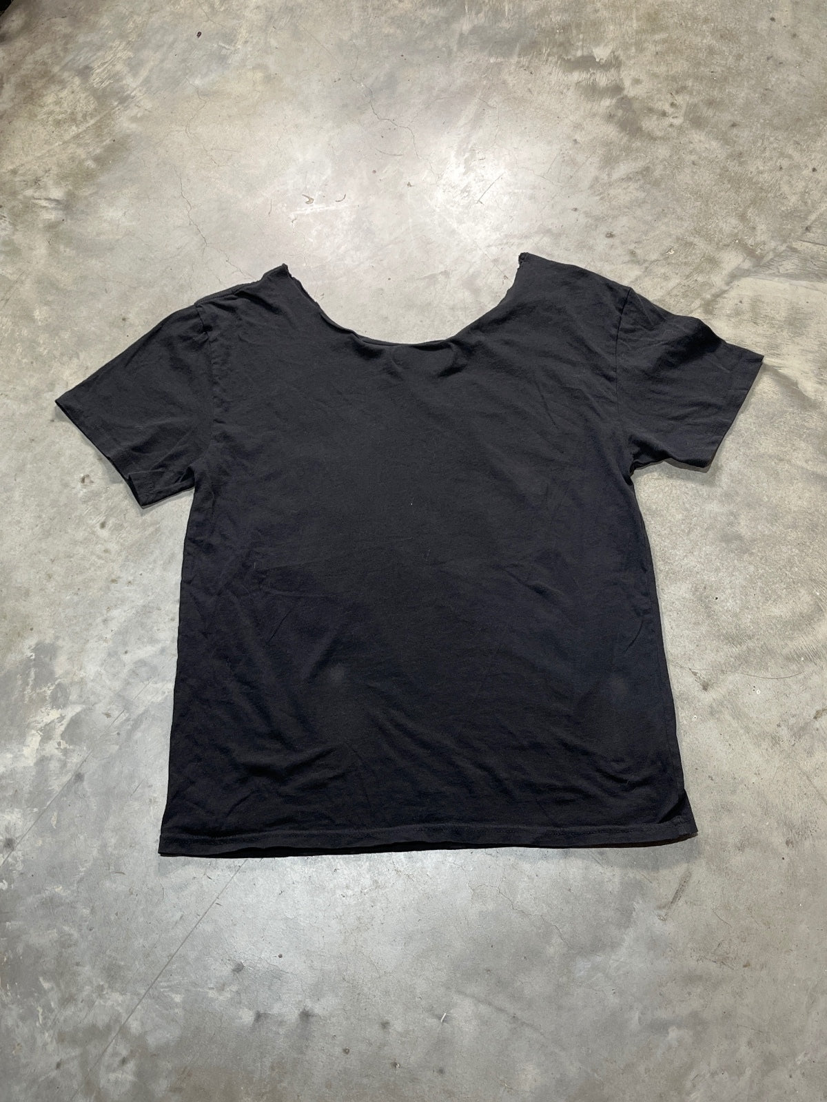 Lady Gaga Preowned Large Cropped Neckline T-shirt