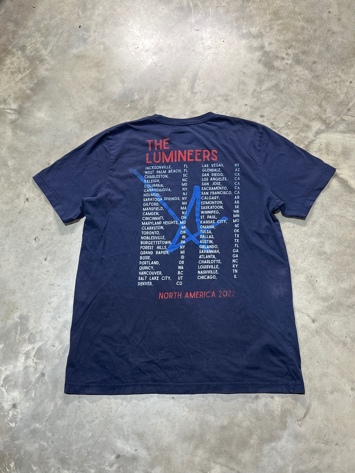 The Lumineers Preowned Large T-shirt