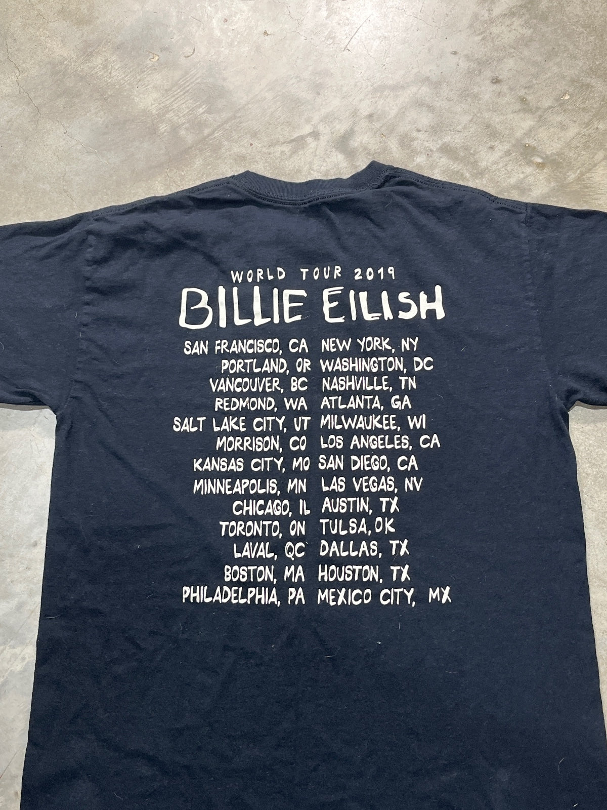 Billie Eilish Preowned Medium T-shirt