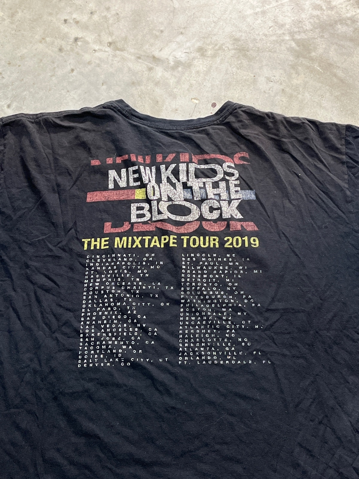 New Kids On The Block Preowned 3XL T-shirt