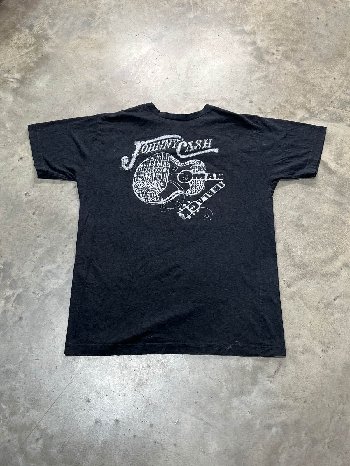 Johnny Cash Preowned Large T-shirt