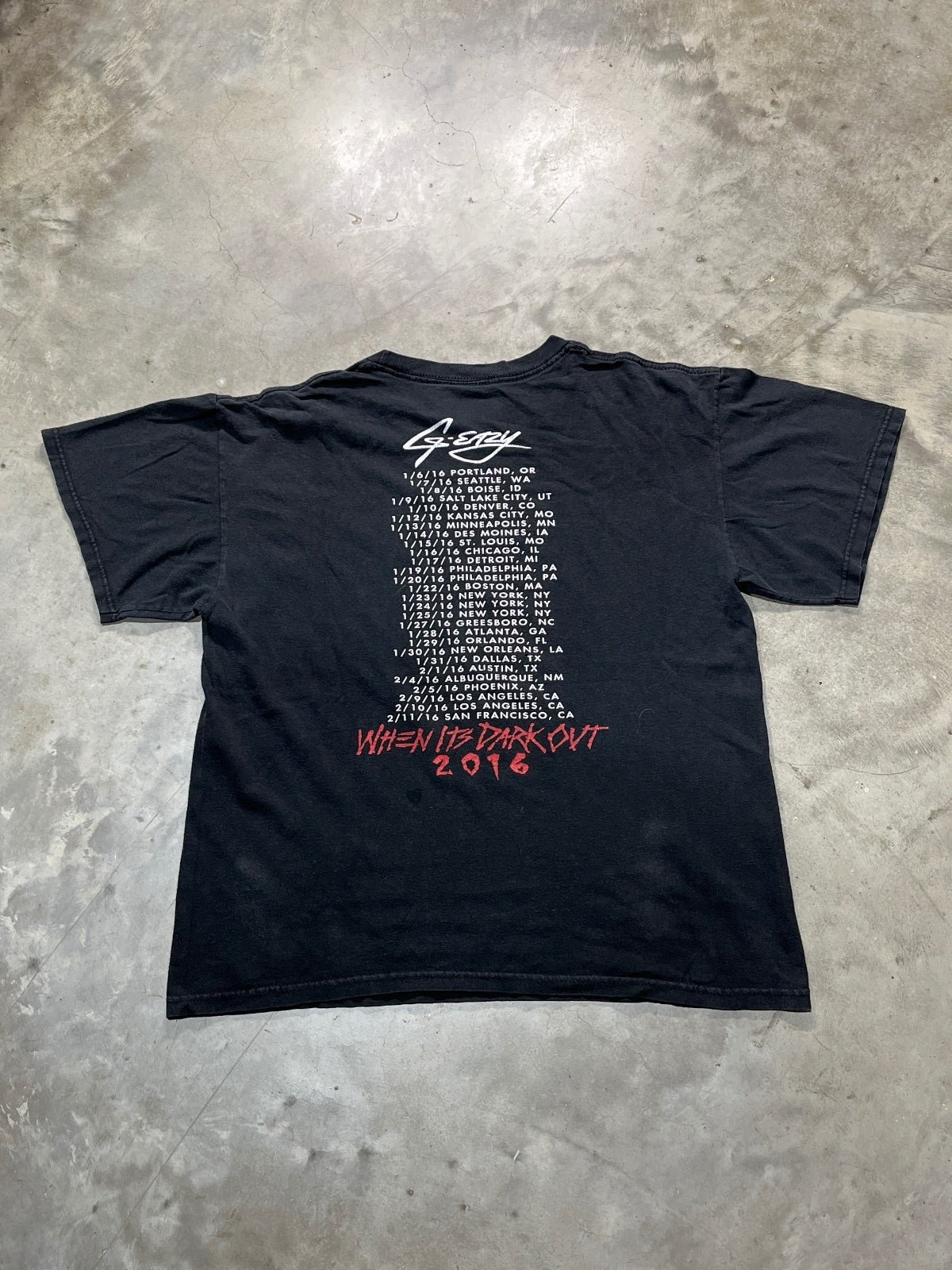 G-Eazy Preowned Large T-shirt
