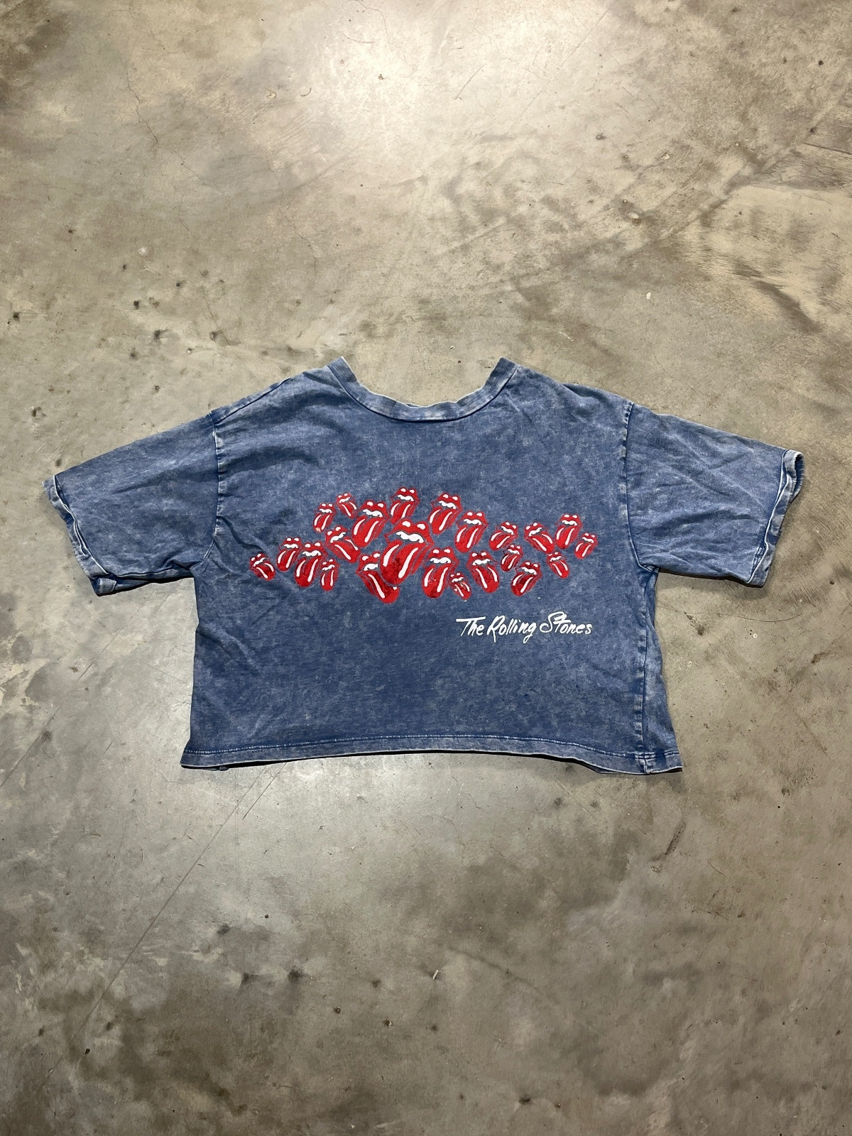 The Rolling Stones Preowned Small Cropped T-shirt