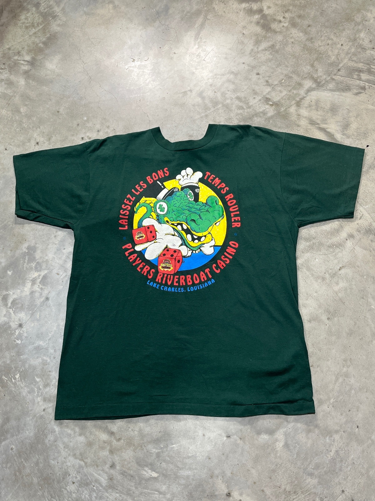 Vintage Players Riverboat Casino Preowned XL T-shirt