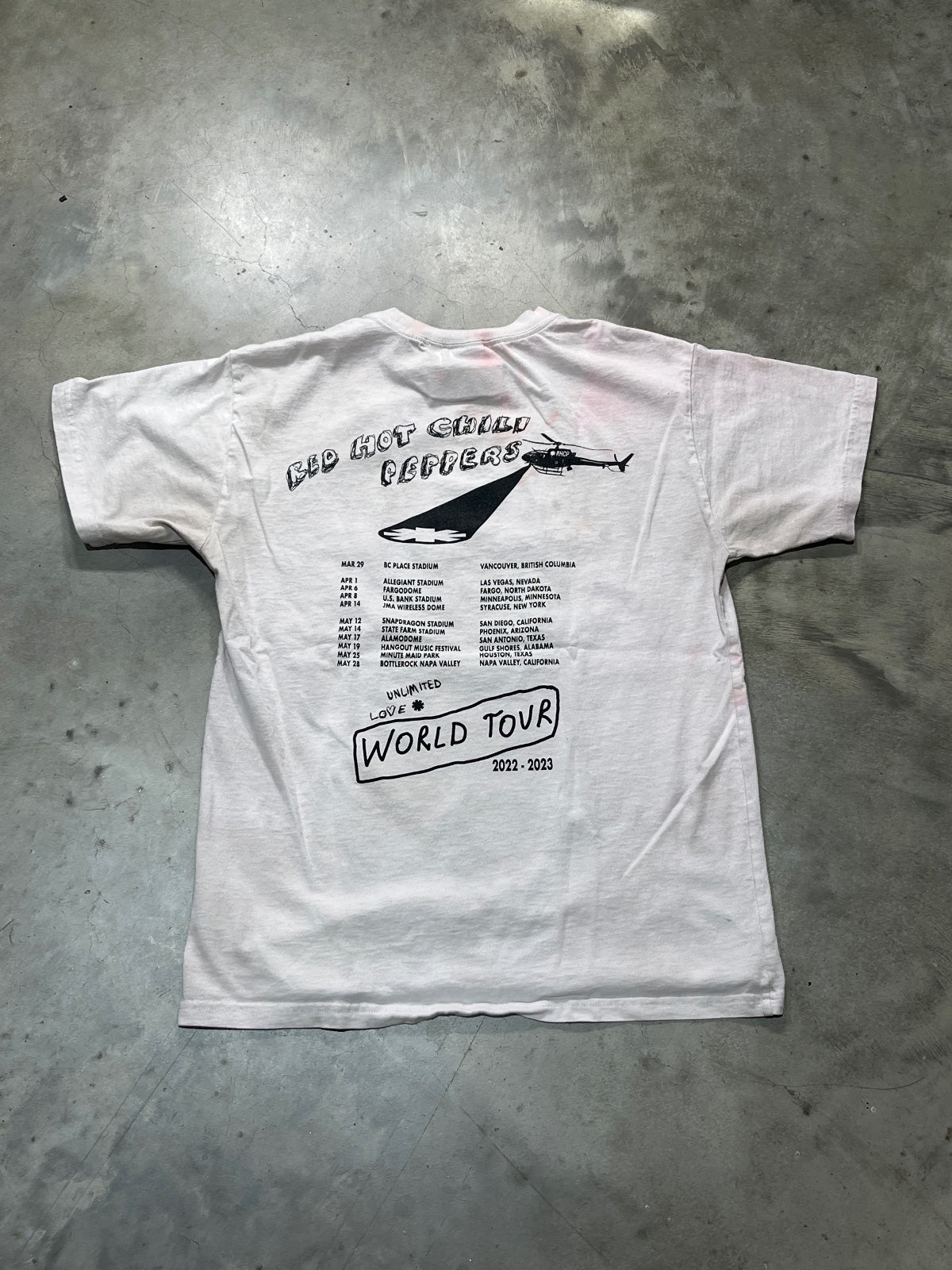 Red Hot Chili Peppers Preowned Small T-shirt