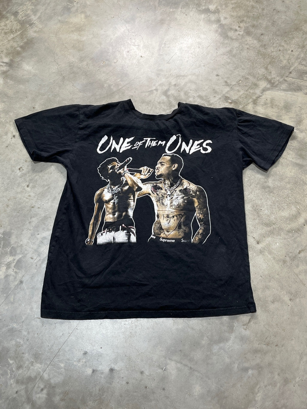 Chris Brown N Lil Baby Preowned Large T-shirt