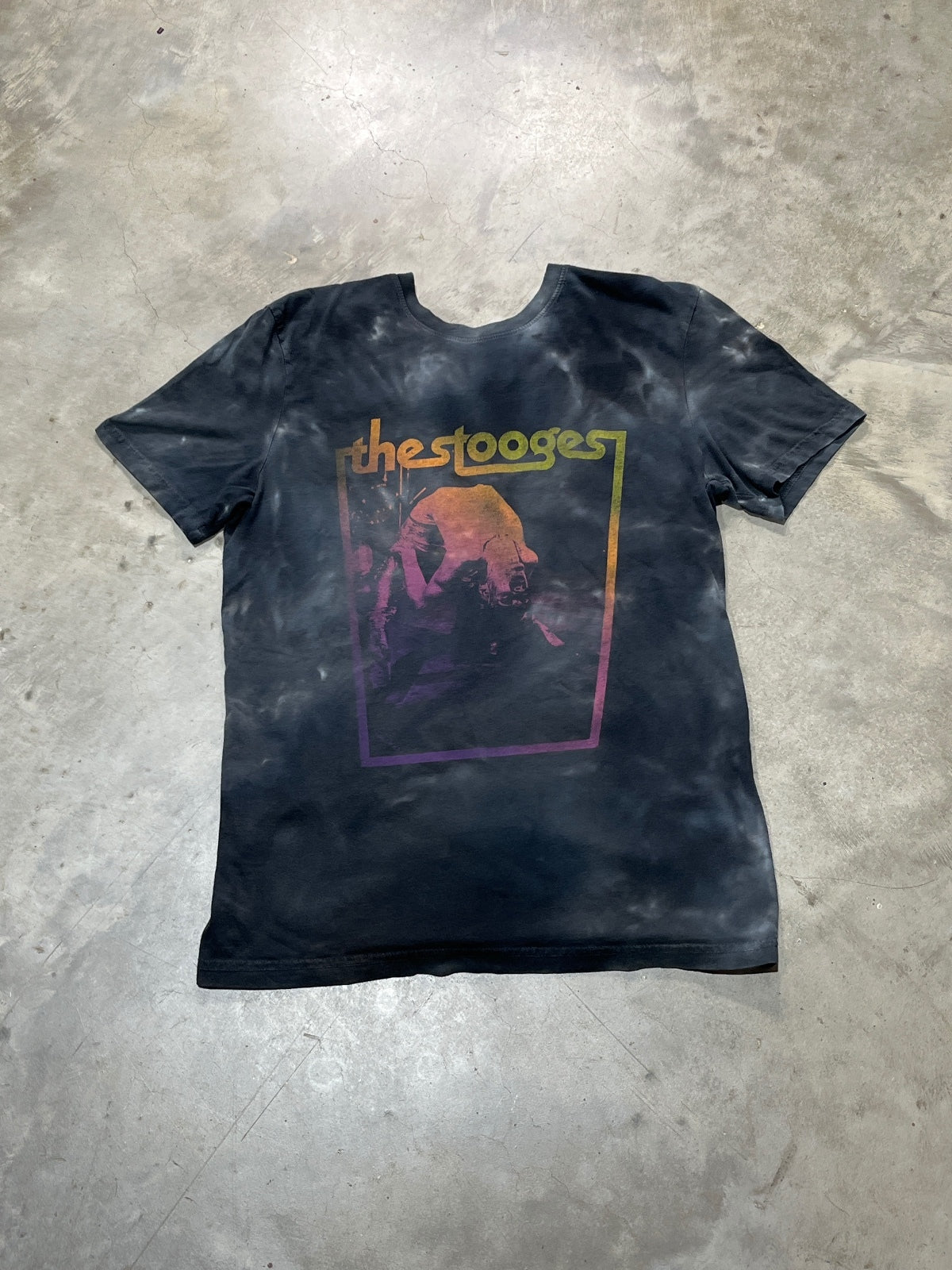 The Stooges Preowned Small Tie Dye T-shirt