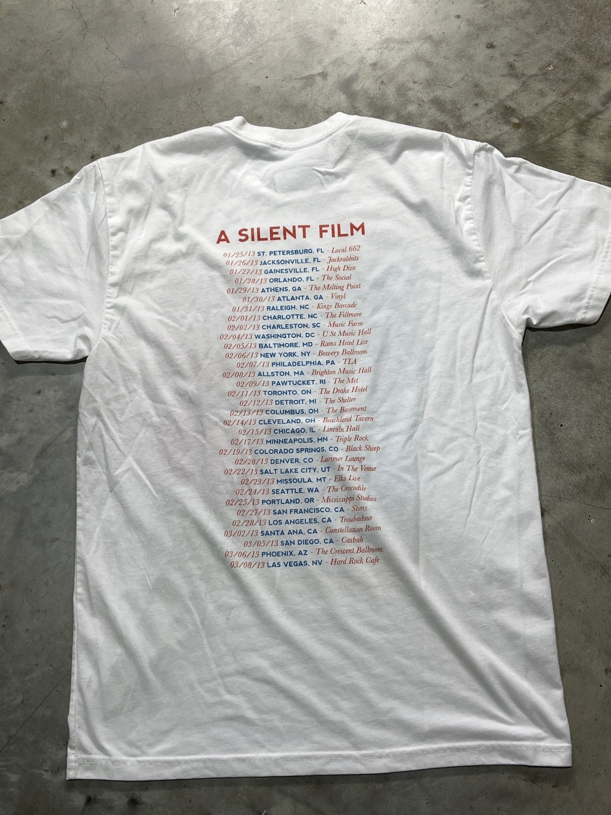 A Silent Film Preowned Large T-shirt