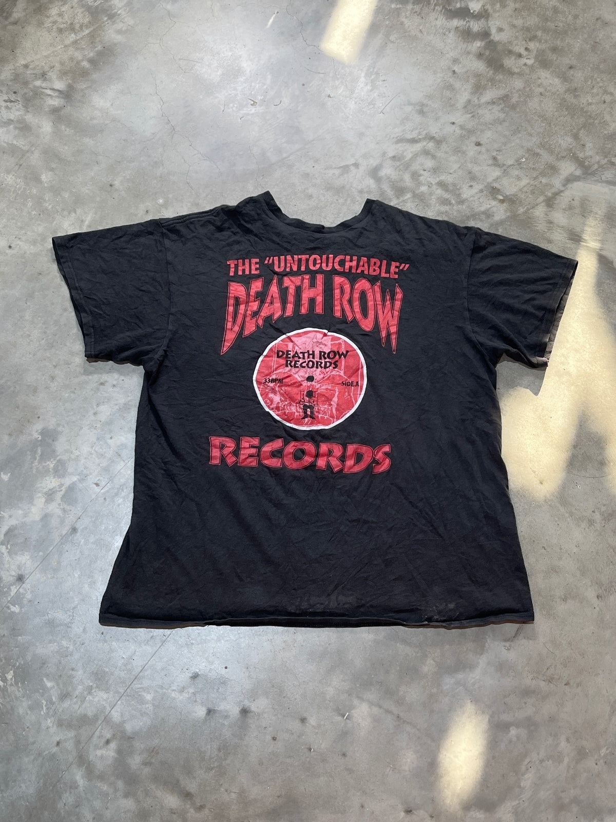 Death Row Records Preowned Large T-shirt