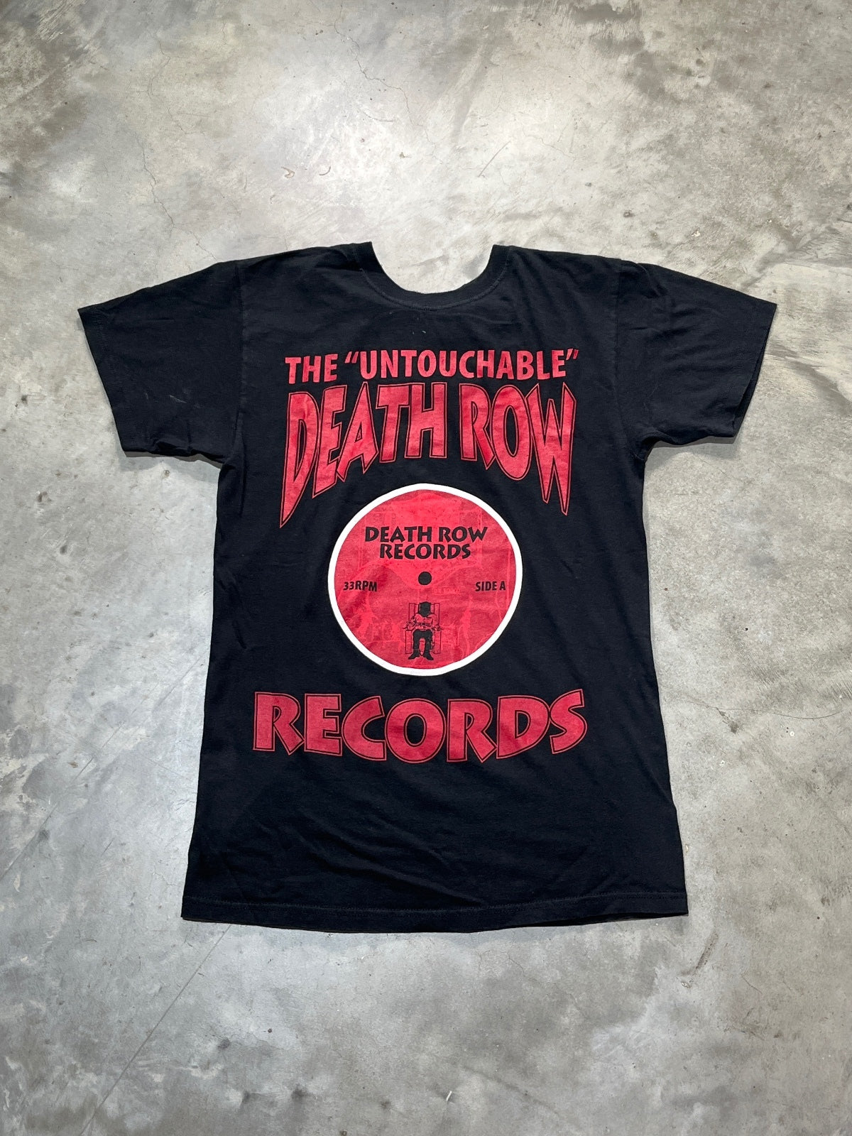 Death Row Records Preowned Small T-shirt
