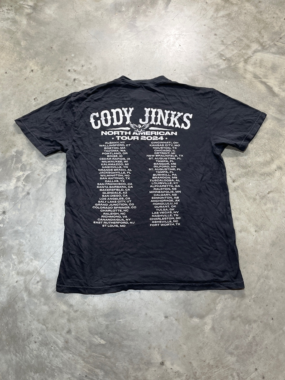 Cody Jinks Preowned Large T-shirt