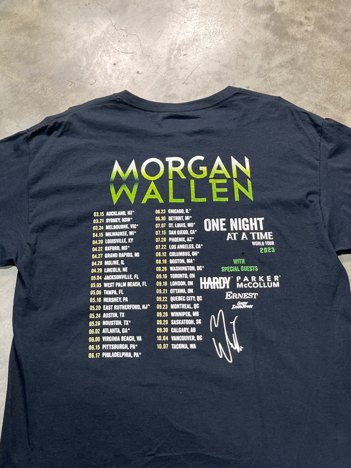 Morgan Wallen Preowned Large T-shirt